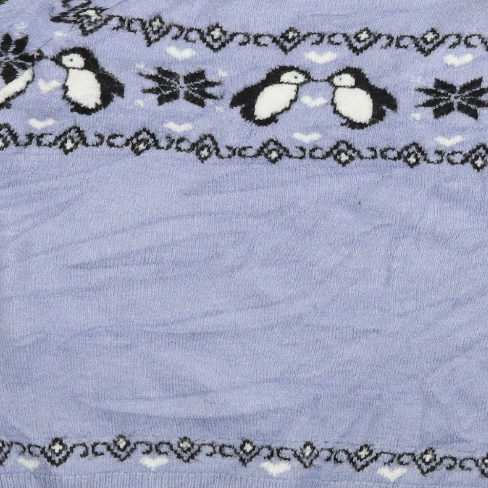 George Womens Blue   Pullover Jumper Size M