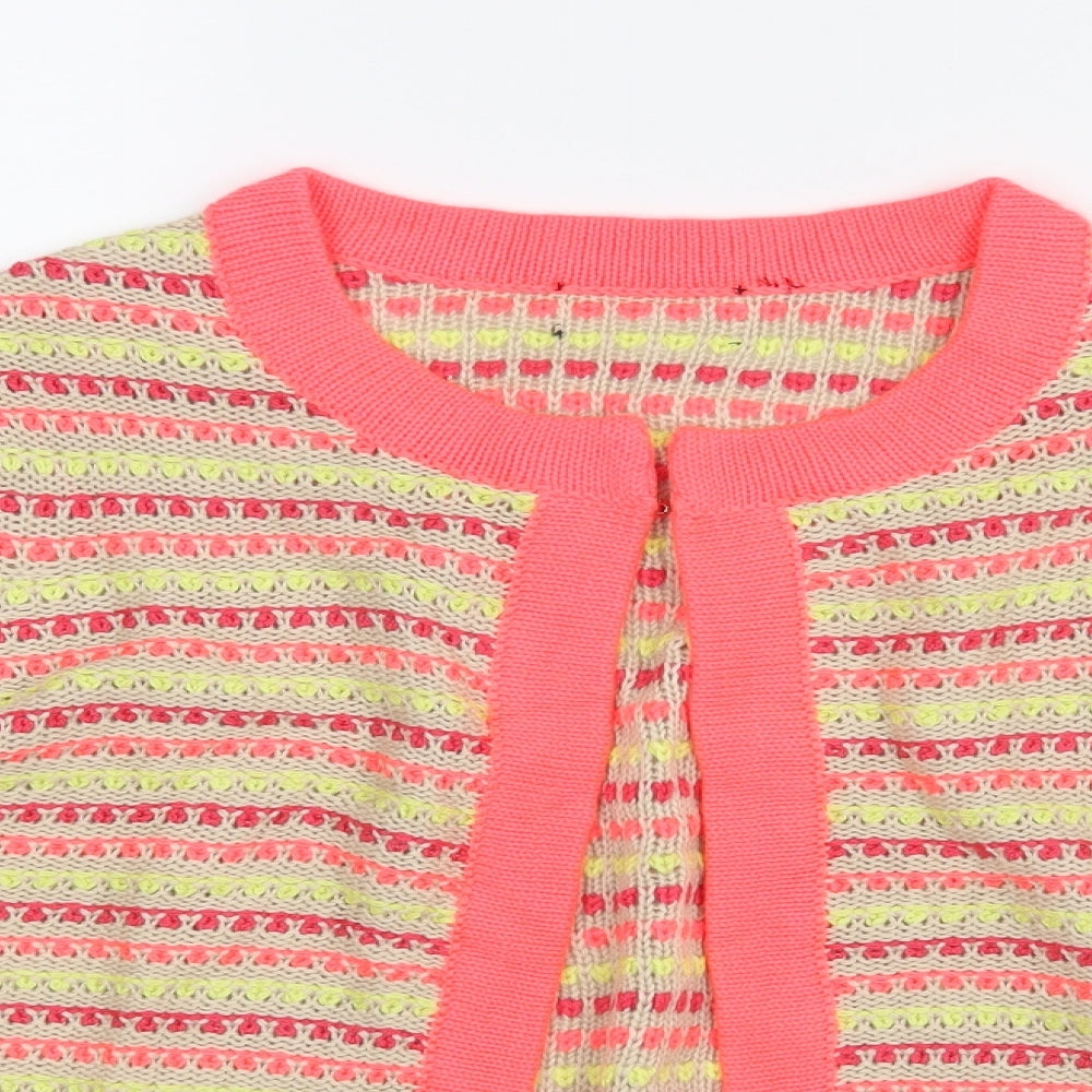 Womens UK Size  Preworn Pink Cardigan Jumper