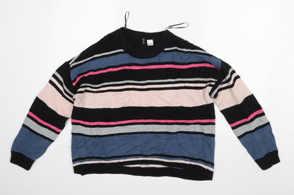 Womens UK Size S H&M Multicoloured Pullover Jumper