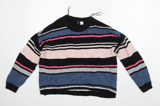 Womens UK Size S H&M Multicoloured Pullover Jumper