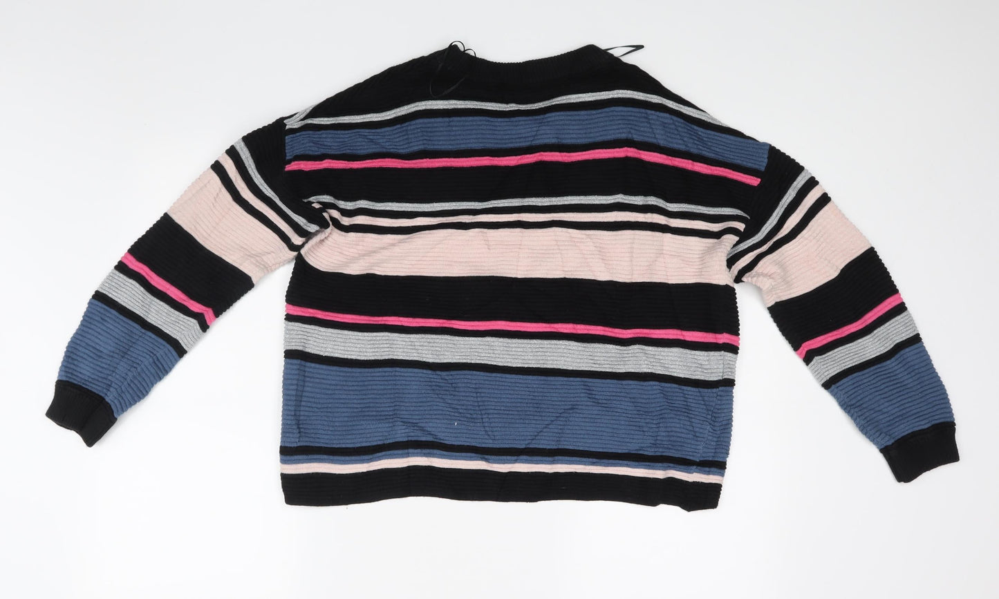 Womens UK Size S H&M Multicoloured Pullover Jumper