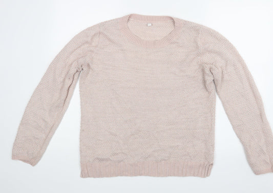 Womens UK Size 12 Marisota Pink Pullover Jumper