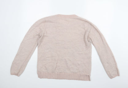 Womens UK Size 12 Marisota Pink Pullover Jumper