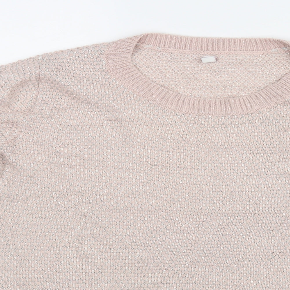 Womens UK Size 12 Marisota Pink Pullover Jumper