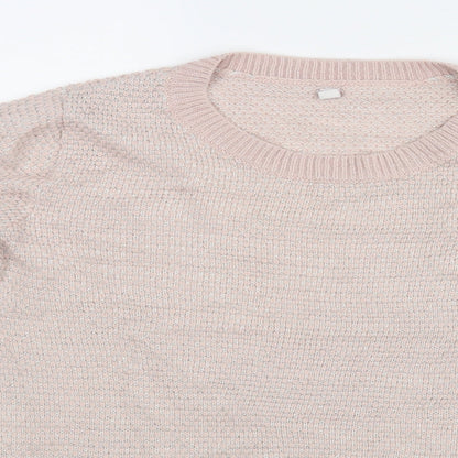 Womens UK Size 12 Marisota Pink Pullover Jumper