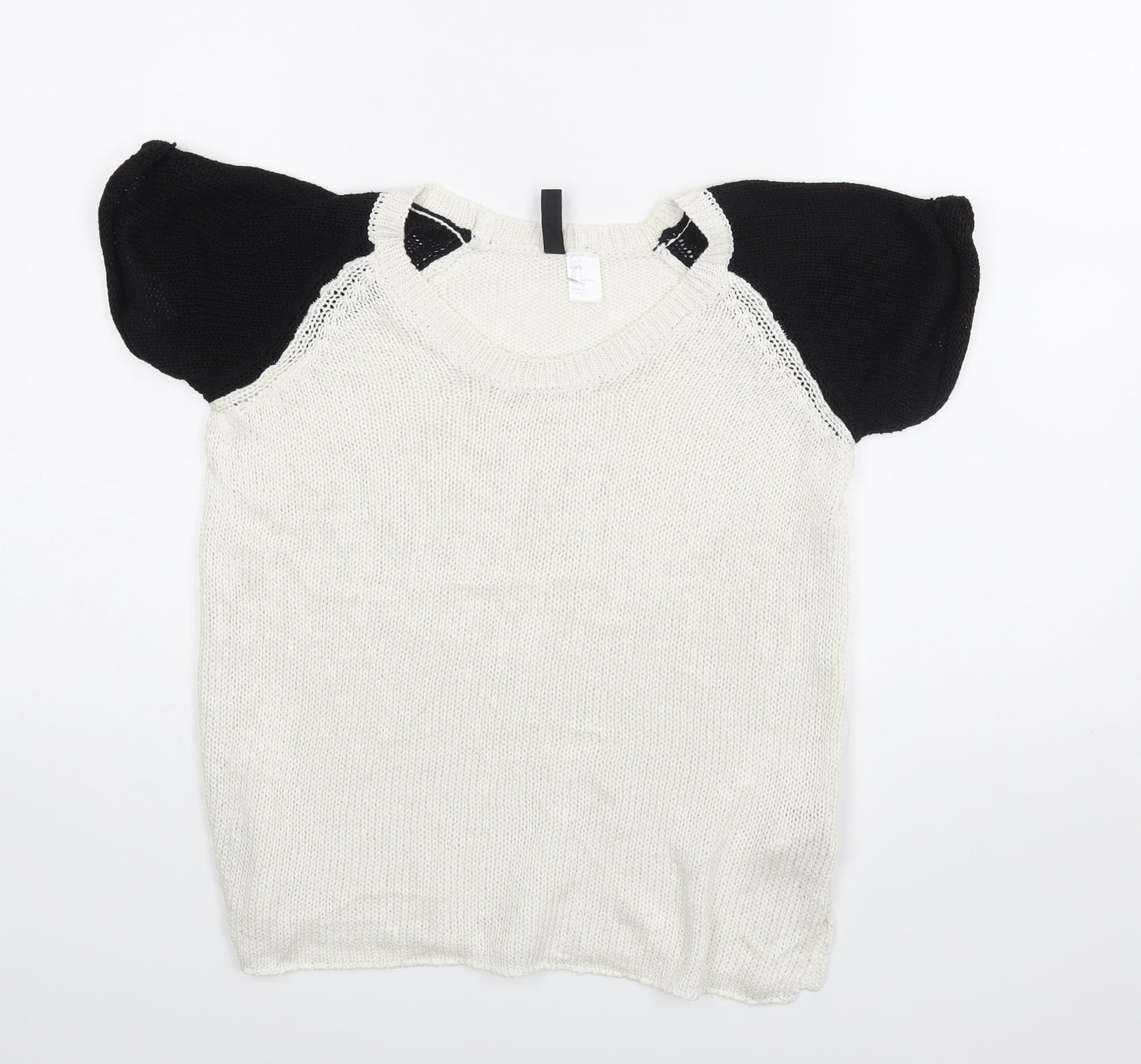 Womens UK Size S H&M White Basic Blouse