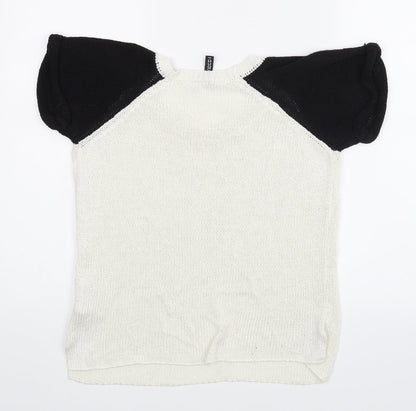 Womens UK Size S H&M White Basic Blouse