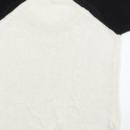 Womens UK Size S H&M White Basic Blouse