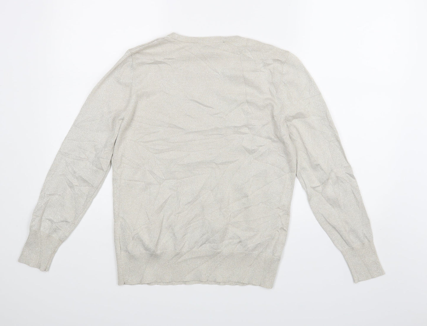 Womens UK Size 8 Dorothy Perkins Beige Basic Blouse