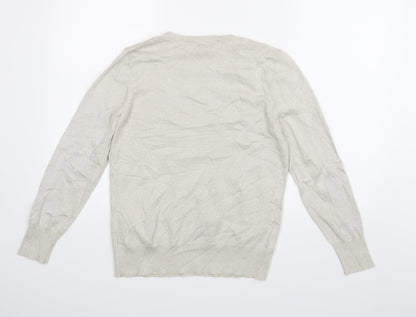Womens UK Size 8 Dorothy Perkins Beige Basic Blouse