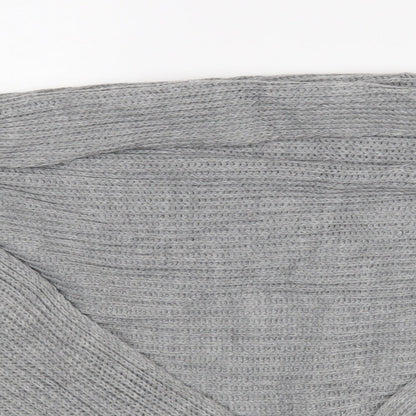 I SAW IT FIRST Womens Grey   Shrug Jumper Size S