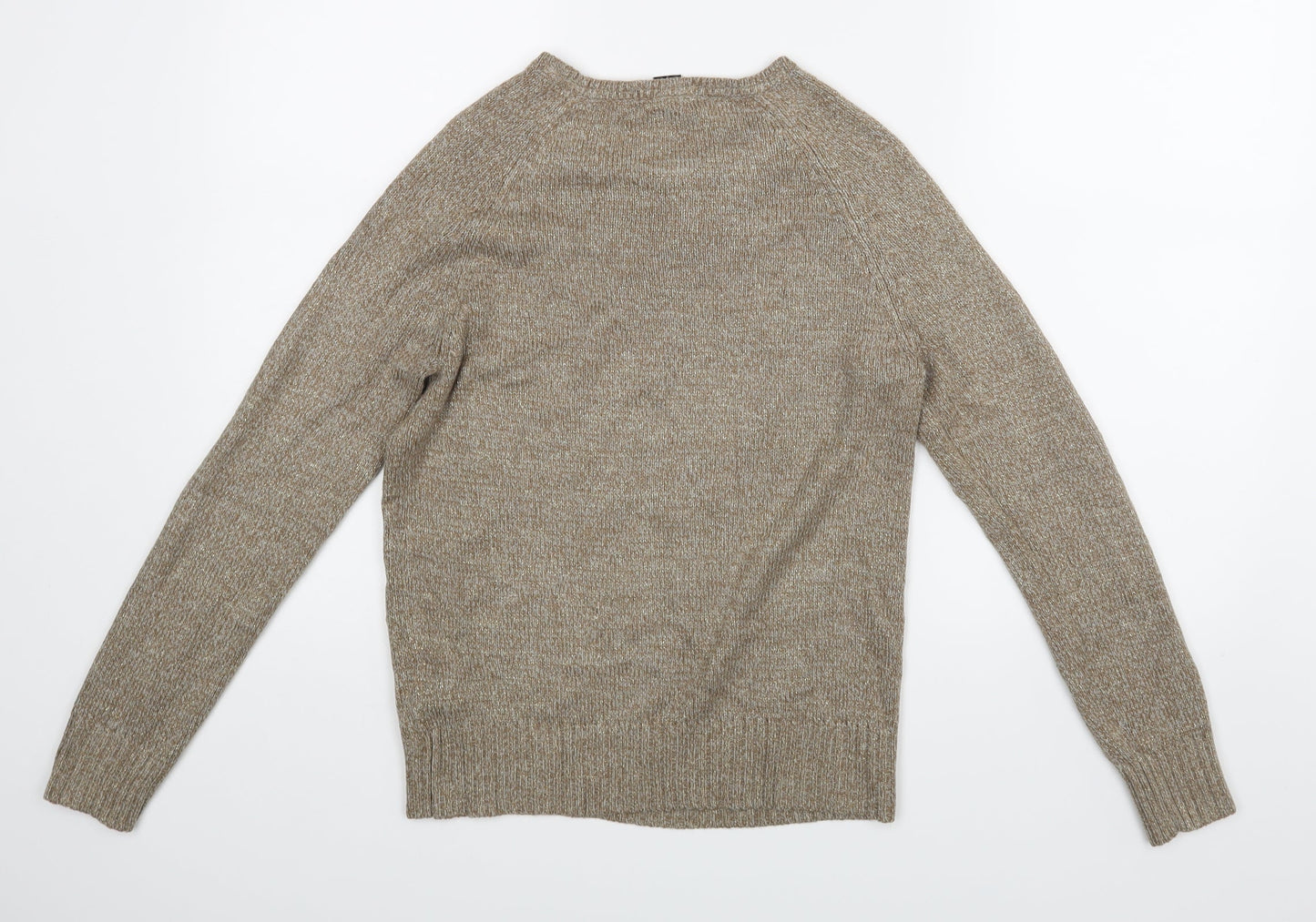 Womens UK Size S H&M Gold Pullover Jumper