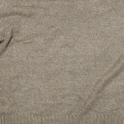Womens UK Size S H&M Gold Pullover Jumper
