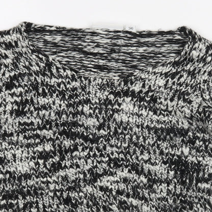 Womens UK Size 8 New Look Black Pullover Jumper