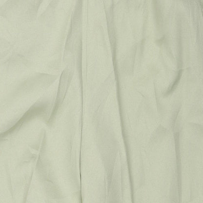 Womens UK Size 14 Preworn Regular Fit  Green Trousers