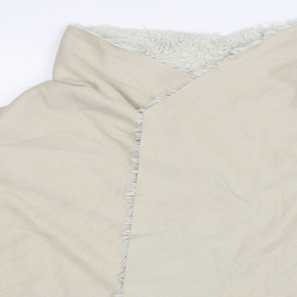 Womens UK Size XL Atmosphere Beige Wrap Jumper