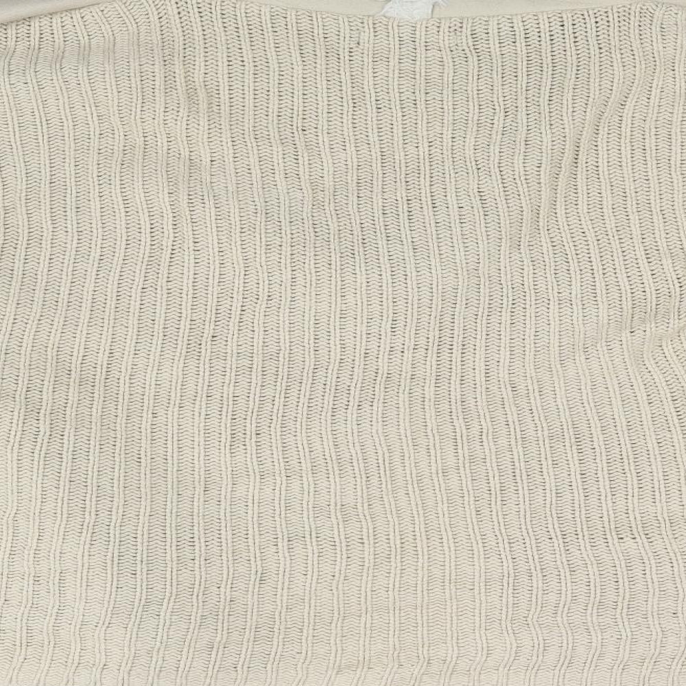 Womens UK Size XL Atmosphere Beige Wrap Jumper
