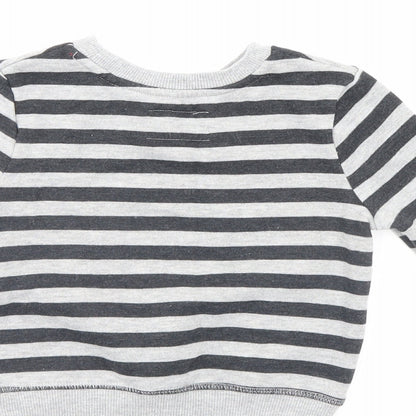 Mini Rebel Boys Multicoloured Striped  Pullover Jumper Size 18-24 Months  - Christmas jumper
