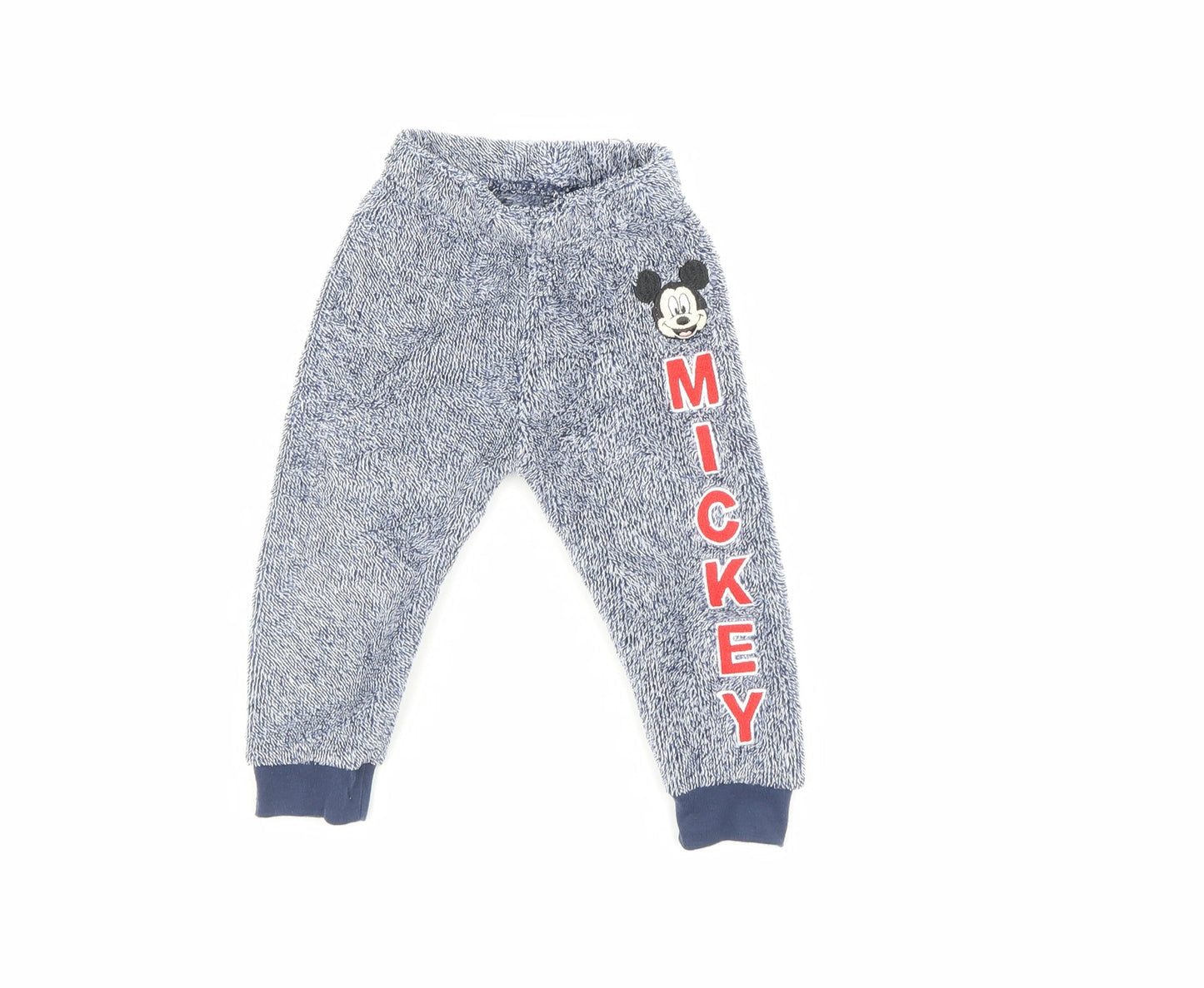 Disney Girls Blue   Sweatpants Trousers Size 12-18 Months  - Micky Mouse