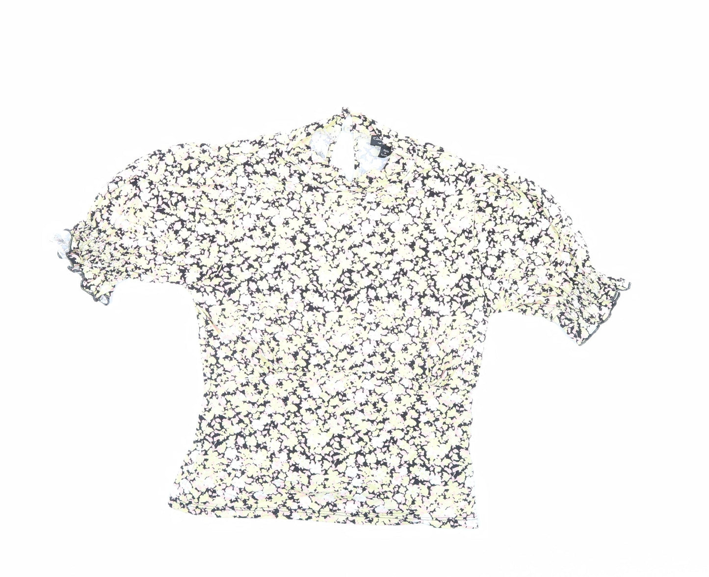 Miss Selfridge Womens Multicoloured Floral  Basic Blouse Size 8