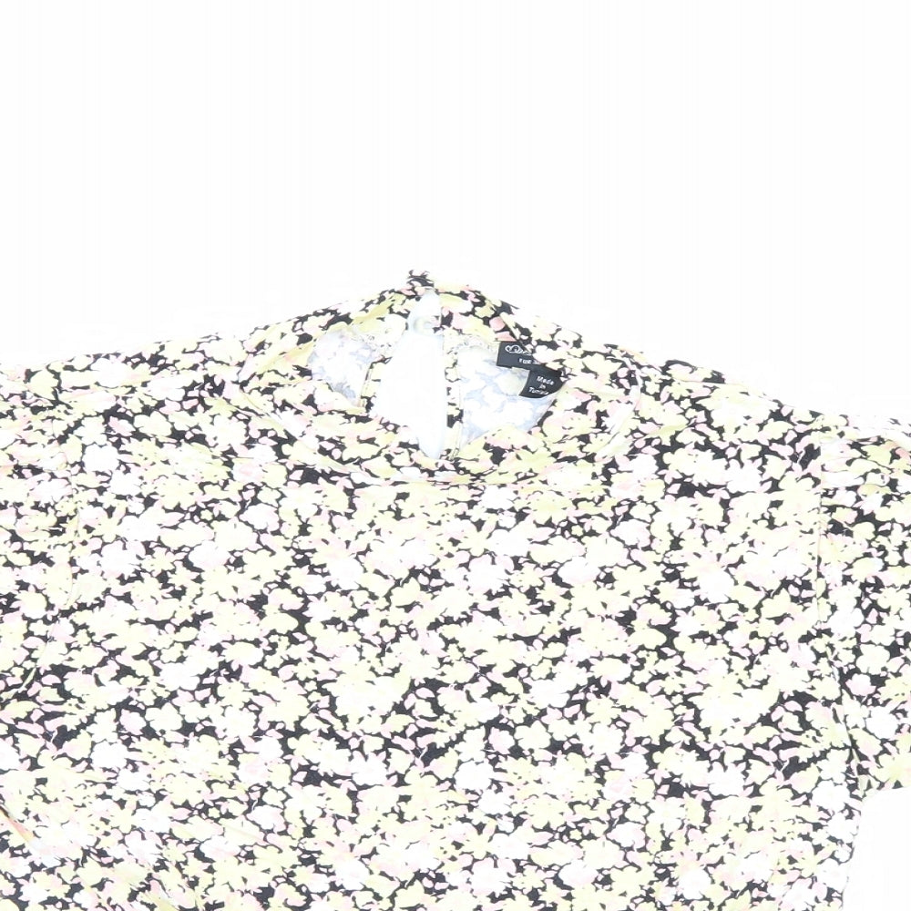 Miss Selfridge Womens Multicoloured Floral  Basic Blouse Size 8