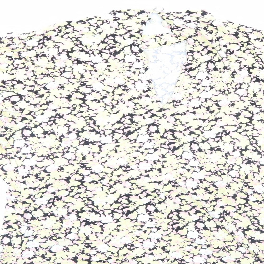 Miss Selfridge Womens Multicoloured Floral  Basic Blouse Size 8