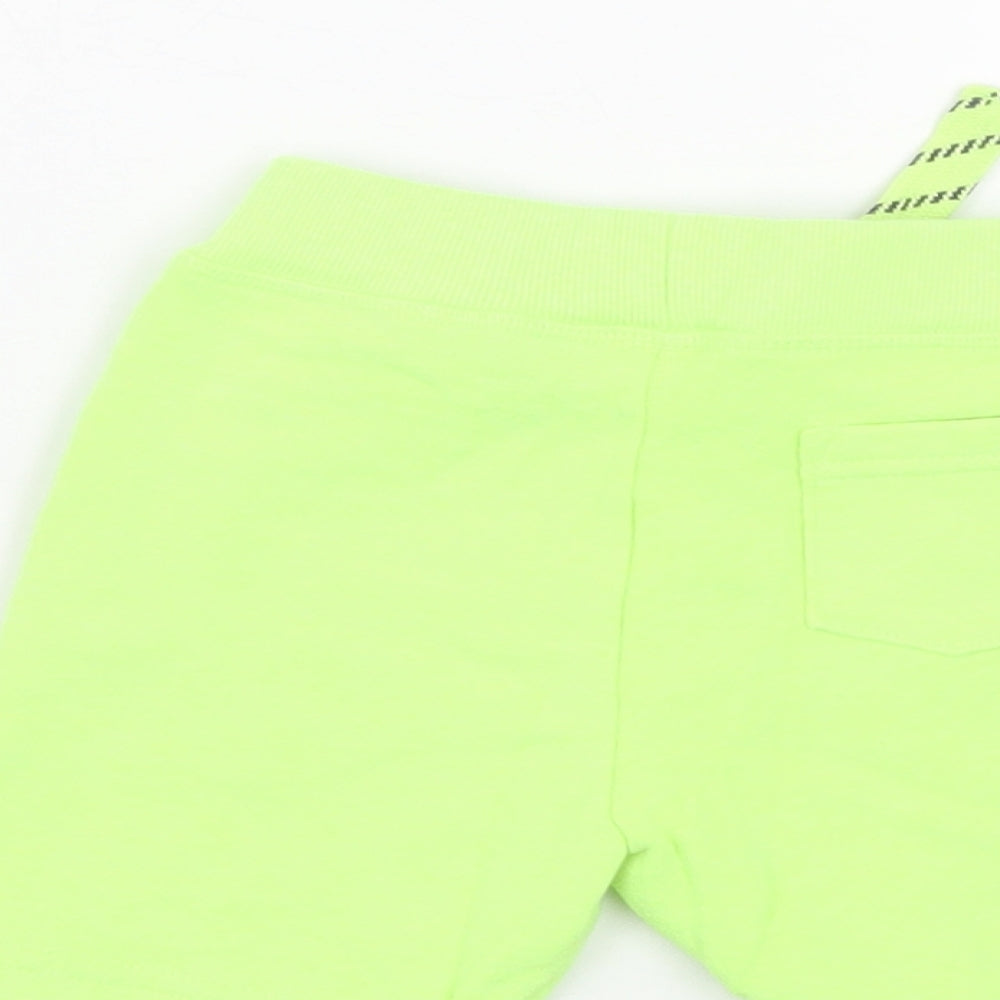 Mini Rebel Boys Green   Cropped Trousers Size 12-18 Months