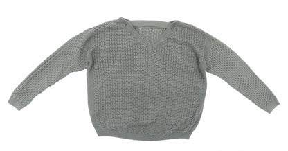 Womens UK Size 10 New Look Green Pullover Jumper