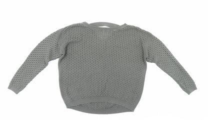Womens UK Size 10 New Look Green Pullover Jumper