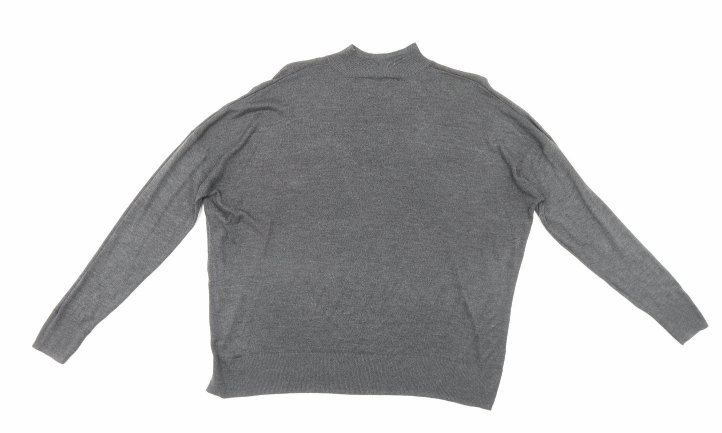 Dorothy Perkins Womens Grey   Pullover Jumper Size 14