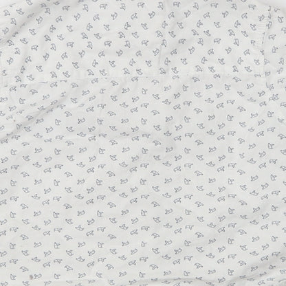 Preworm Boys White Animal Print   Button-Up Size 3 Years  - Birds