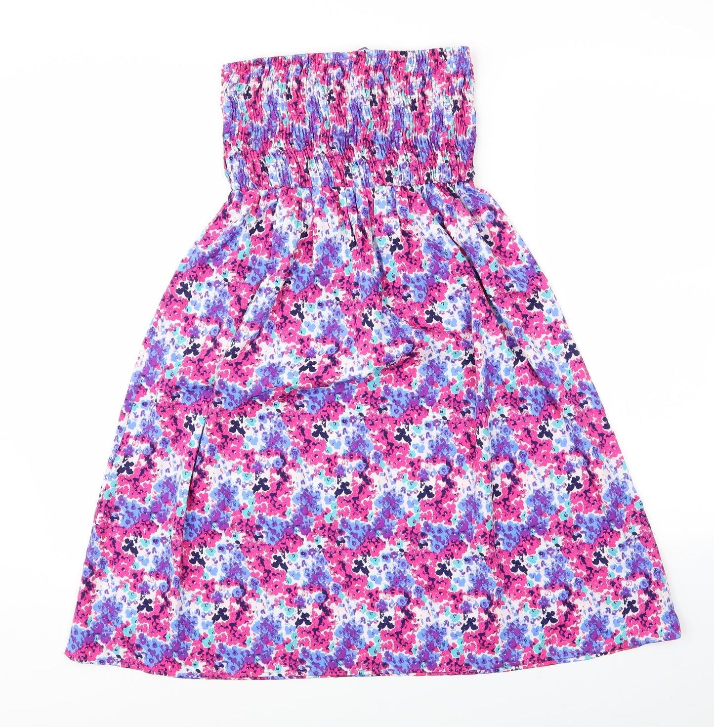 Jean Club Womens Multicoloured Floral  A-Line  Size 6