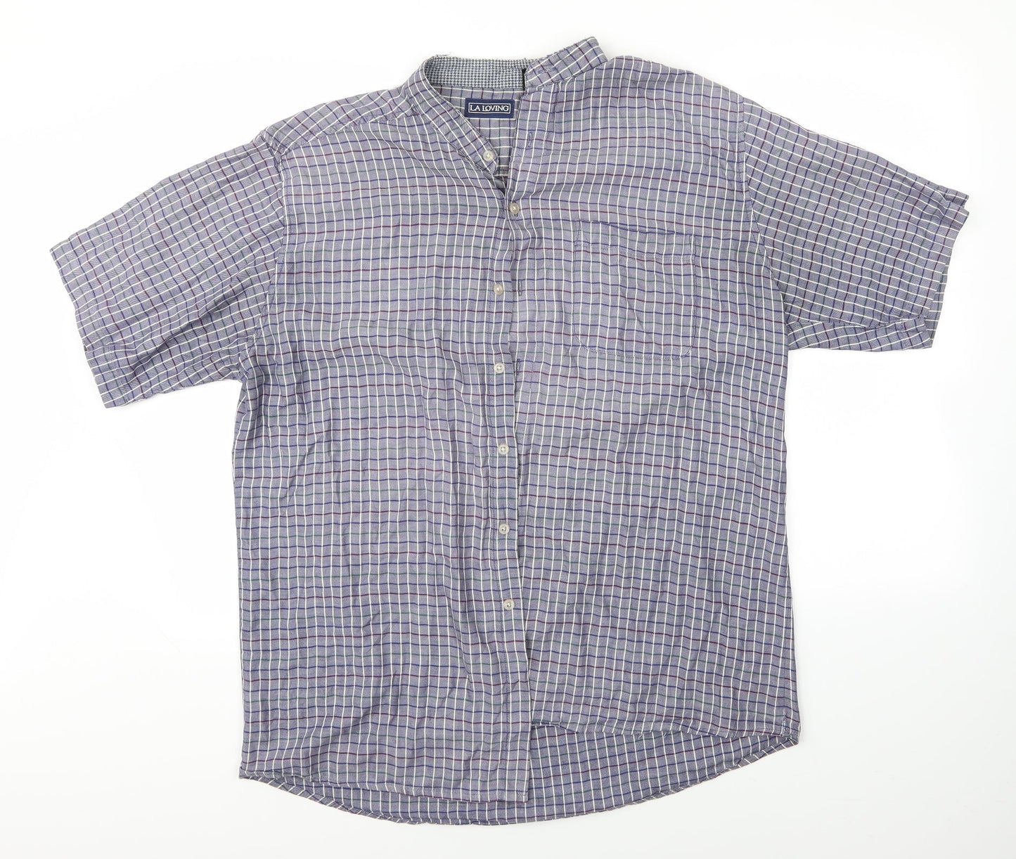 Mens UK Size L LA Loving Multicoloured  Button-Up Long Sleeve Casual Shirt