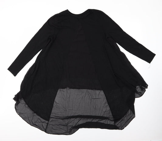 Womens UK Size S Quiz Black Cardigan Jumper