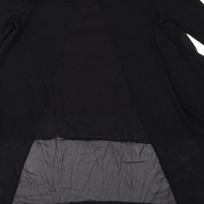 Womens UK Size S Quiz Black Cardigan Jumper