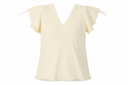 Womens UK Size 18 Bonmarché Yellow Basic Blouse