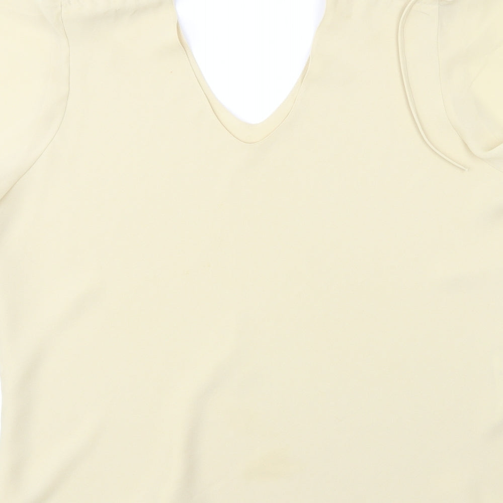 Bonmarché Womens Yellow   Basic Blouse Size 18
