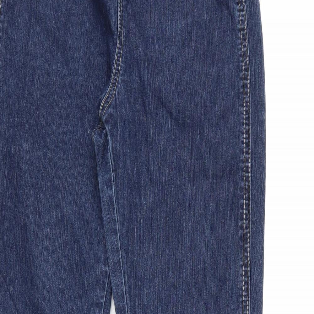 Denim Co. Womens Blue   Straight Jeans Size 8 L36 in