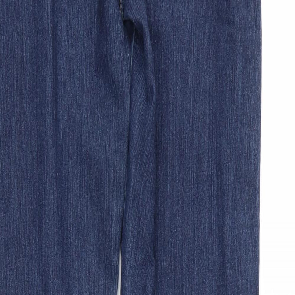 Denim Co. Womens Blue   Straight Jeans Size 8 L36 in