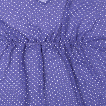 Womens UK Size S Peacocks Purple Basic Blouse