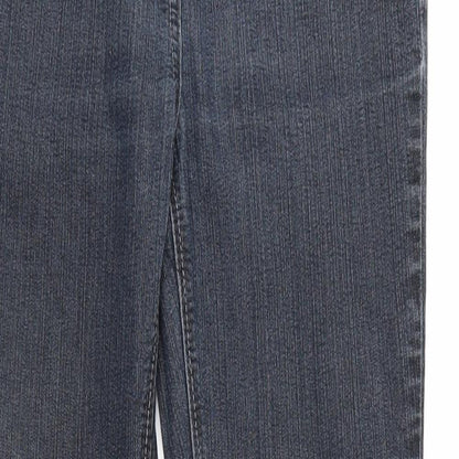 Womens UK Size 8 Denim Regular Fit Skinny Blue Jeans