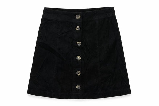 Womens UK Size 4 Divided A-Line Corduroy Skirt