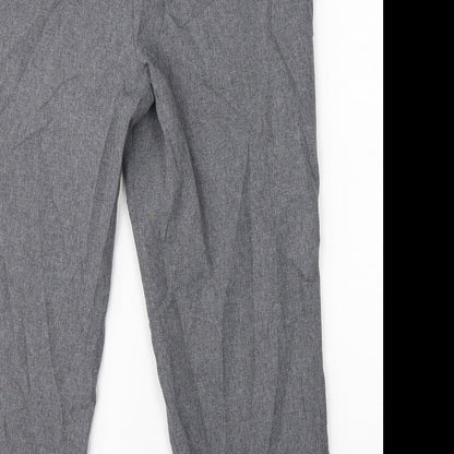 BM Collection Womens Grey   Dress Pants Trousers Size 12 L24 in
