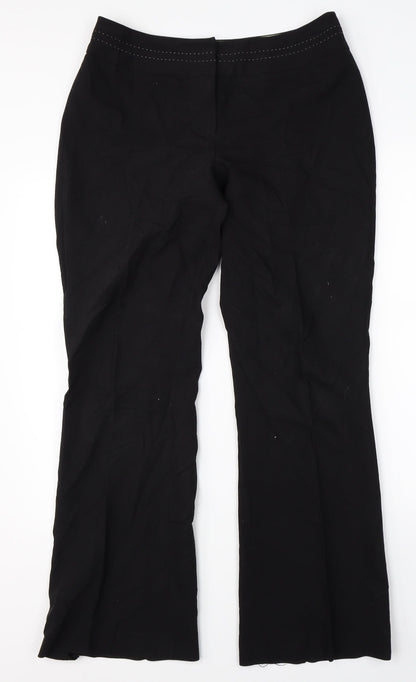 George Womens Black   Dress Pants Trousers Size 10 L30 in