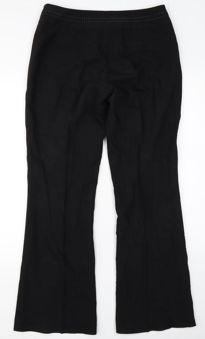 George Womens Black   Dress Pants Trousers Size 10 L30 in