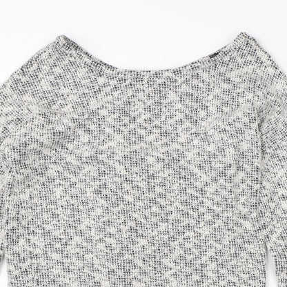 Womens UK Size 12 NEXT Grey Pullover Jumper