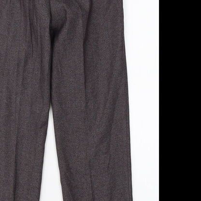 Womens UK Size 12 Marks & Spencer Regular Fit Dress Pants Brown Trousers