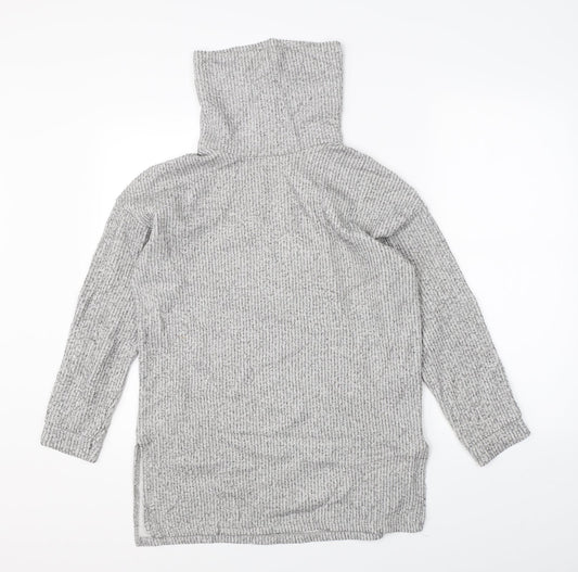 Womens UK Size S New Look Grey Pullover Jumper