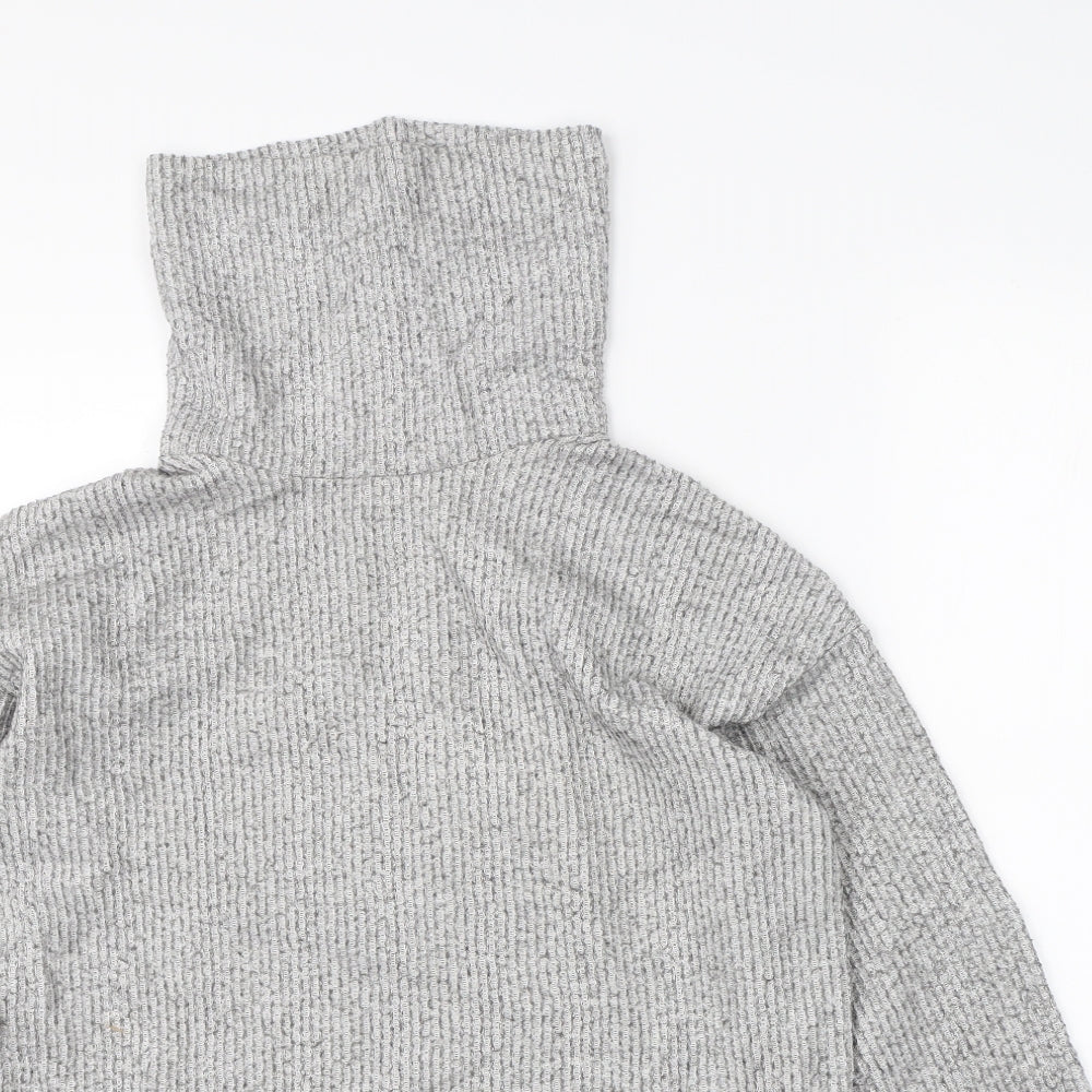 Womens UK Size S New Look Grey Pullover Jumper