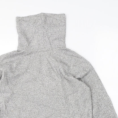 Womens UK Size S New Look Grey Pullover Jumper